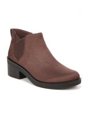 Bzees Ontario Stretch Chelsea Bootie Wide Width Casual Chic 9.5W Machine-Wash